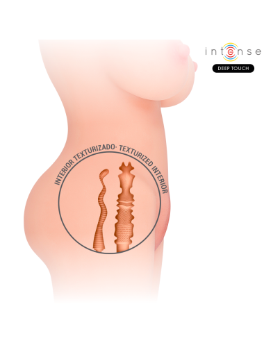 INTENSE DEEP TOUCH - JESSE TORSO MASTURBADOR MILTIPOSICION DOBLE VAGINA & ANO