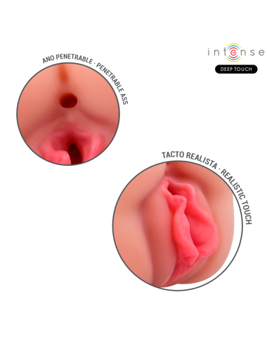 INTENSE DEEP TOUCH - RILEY MASTURBADOR DOBLE BOCA & VAGINA