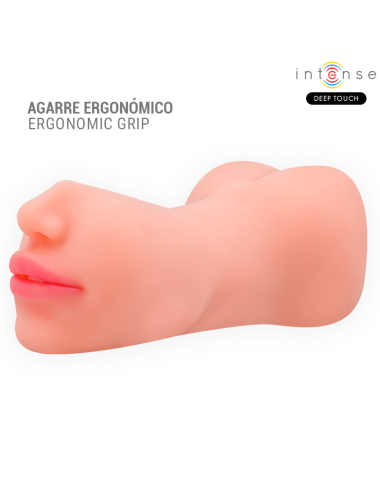 INTENSE DEEP TOUCH - RILEY MASTURBADOR DOBLE BOCA & VAGINA