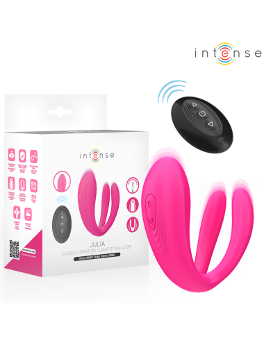INTENSE - JULIA VIBRADOR & ESTIMULADOR DE PINZAS CONTROL REMOTO