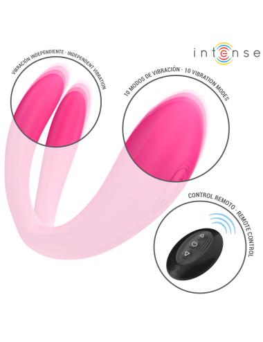 INTENSE - JULIA VIBRADOR & ESTIMULADOR DE PINZAS CONTROL REMOTO