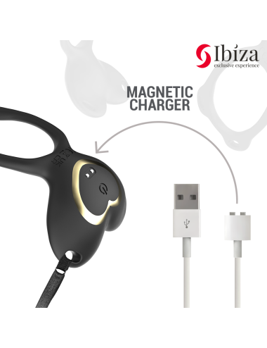 IBIZA - VIBRADOR PARA PAREJAS FORMA DE BRAGUITA CORAZON CONTROL REMOTO