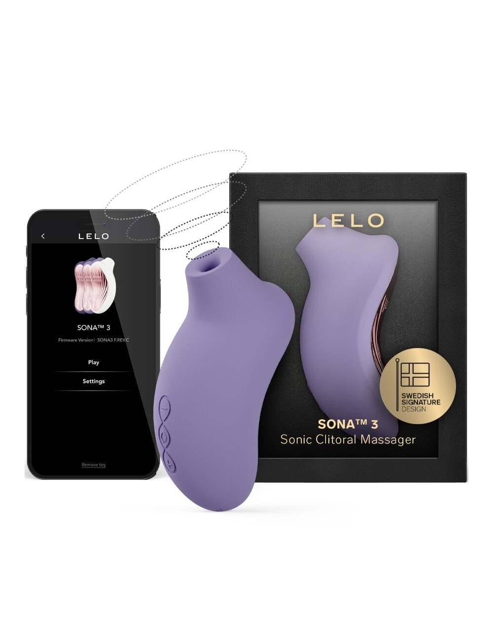 LELO - SONA 3 MASAJEADOR SÓNICO DE CLÍTORIS VIOLETA