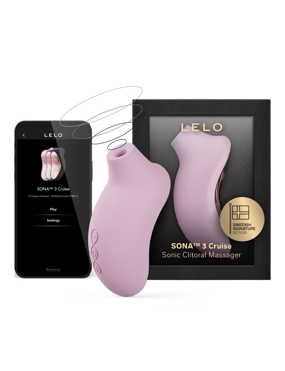 LELO - SONA 3 CRUISE MASAJEADOR SÓNICO DE CLÍTORIS ROSA