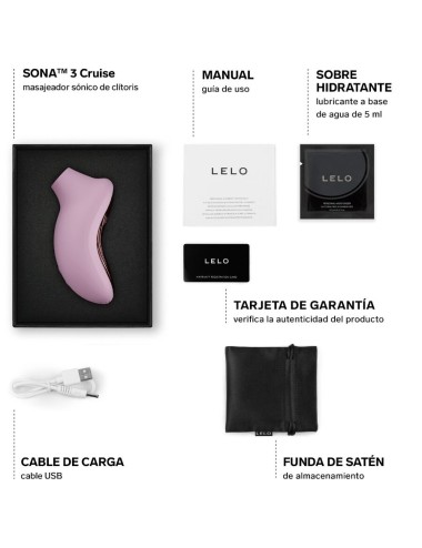 LELO - SONA 3 CRUISE MASAJEADOR SÓNICO DE CLÍTORIS ROSA