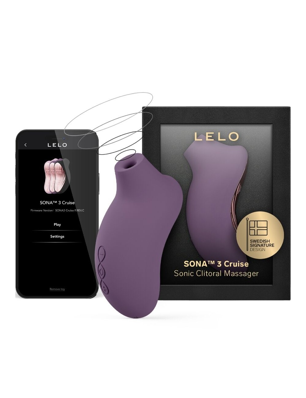 LELO - SONA 3 CRUISE MASAJEADOR SÓNICO DE CLÍTORIS VIOLETA