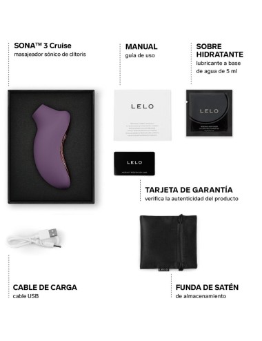 LELO - SONA 3 CRUISE MASAJEADOR SÓNICO DE CLÍTORIS VIOLETA