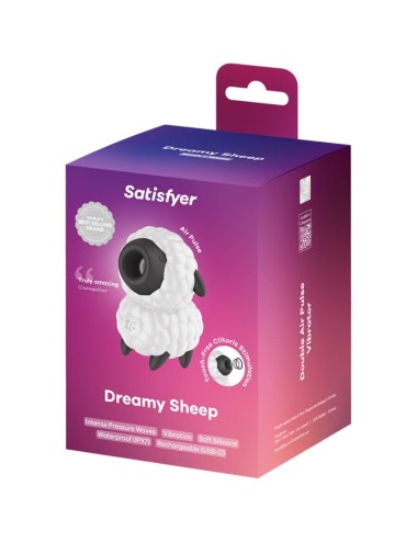 SATISFYER - DREAMY SHEEP VIBRADOR & ESTIMULADOR AIR PULSE