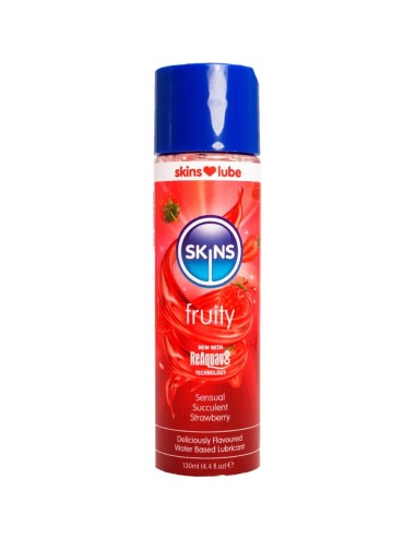 SKINS - FRUITY LUBRICANTE BASE DE AGUA FRESA 130 ML