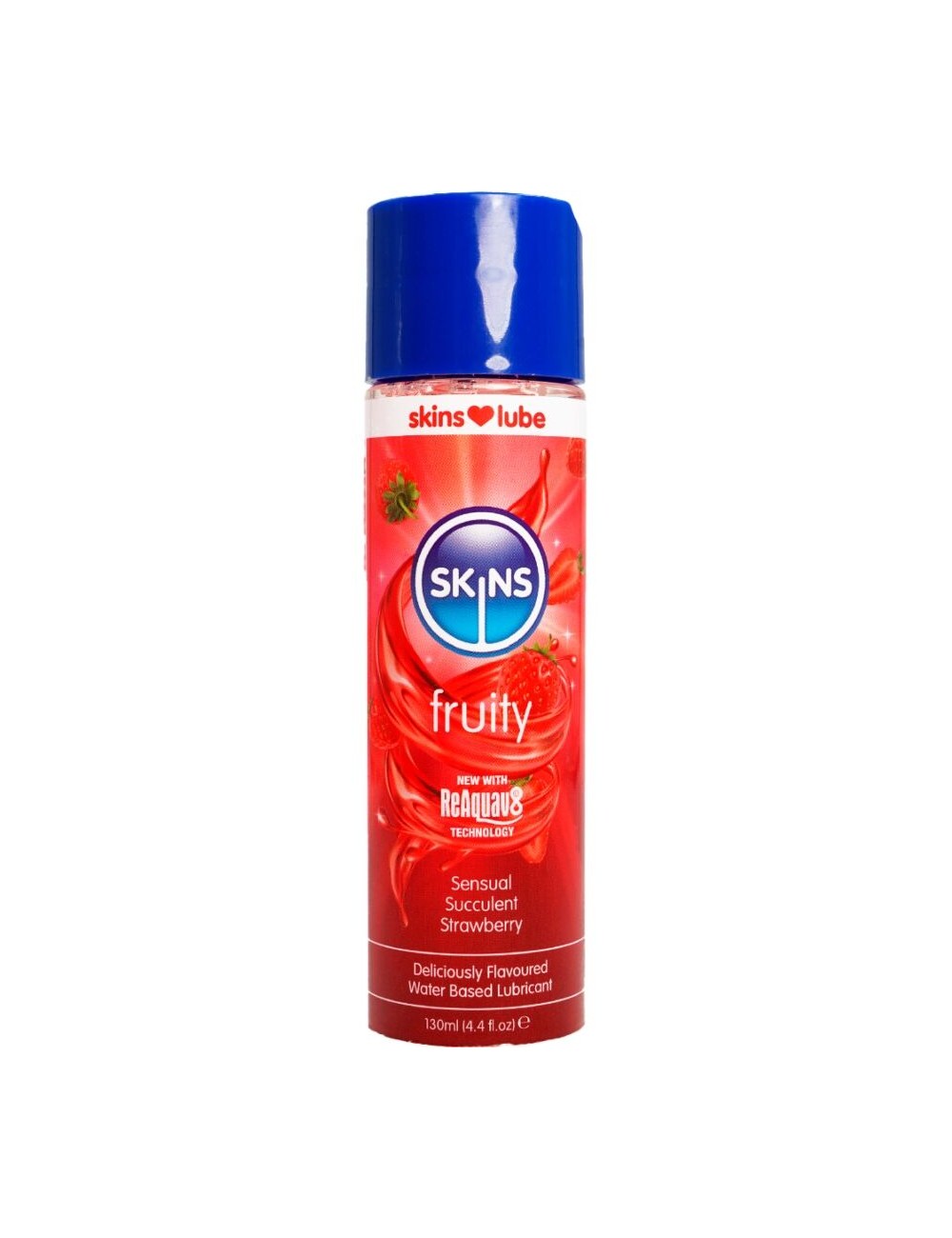 SKINS - FRUITY LUBRICANTE BASE DE AGUA FRESA 130 ML