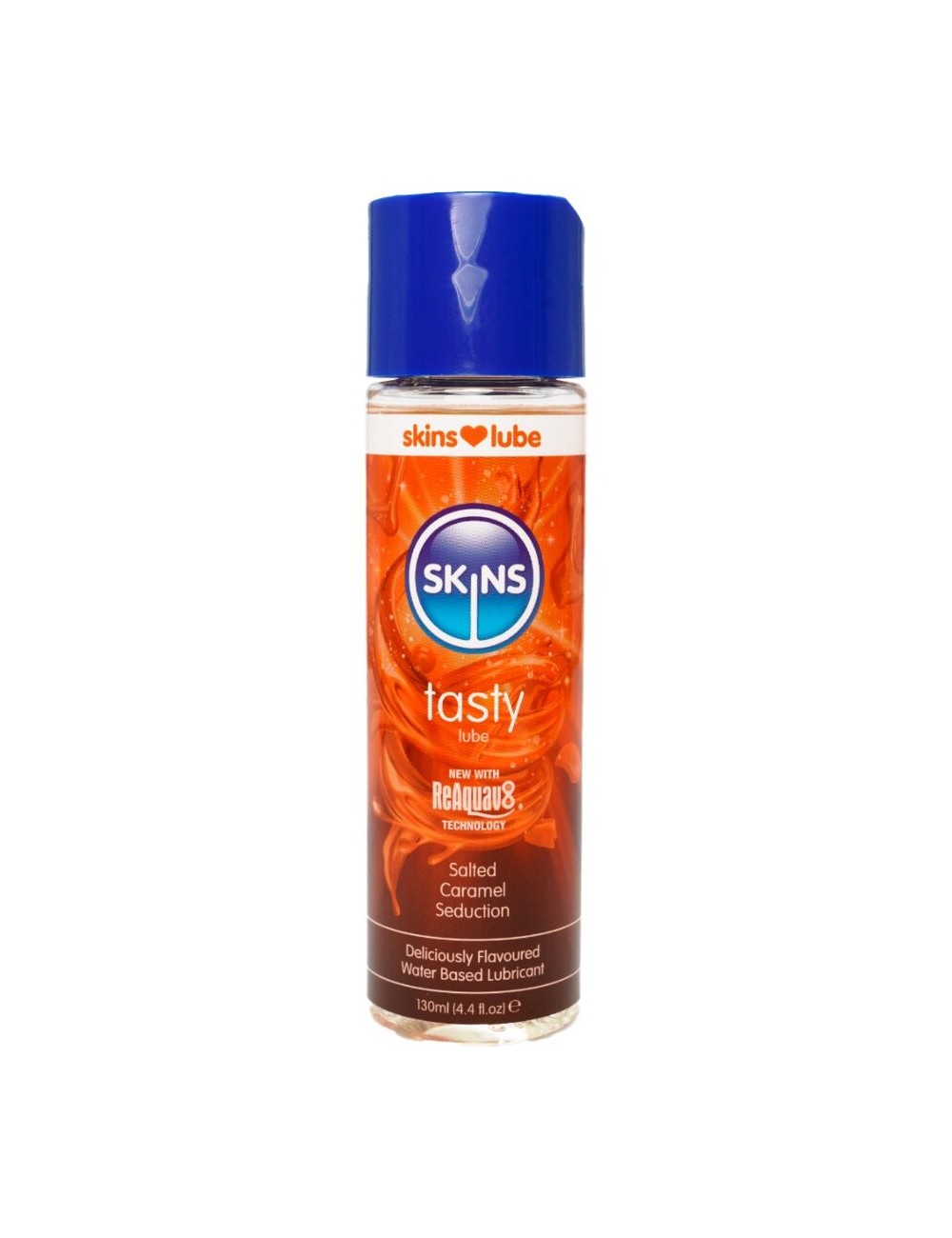 SKINS - TASTY LUBRICANTE BASE DE AGUA CARAMELO SALADO 130 ML