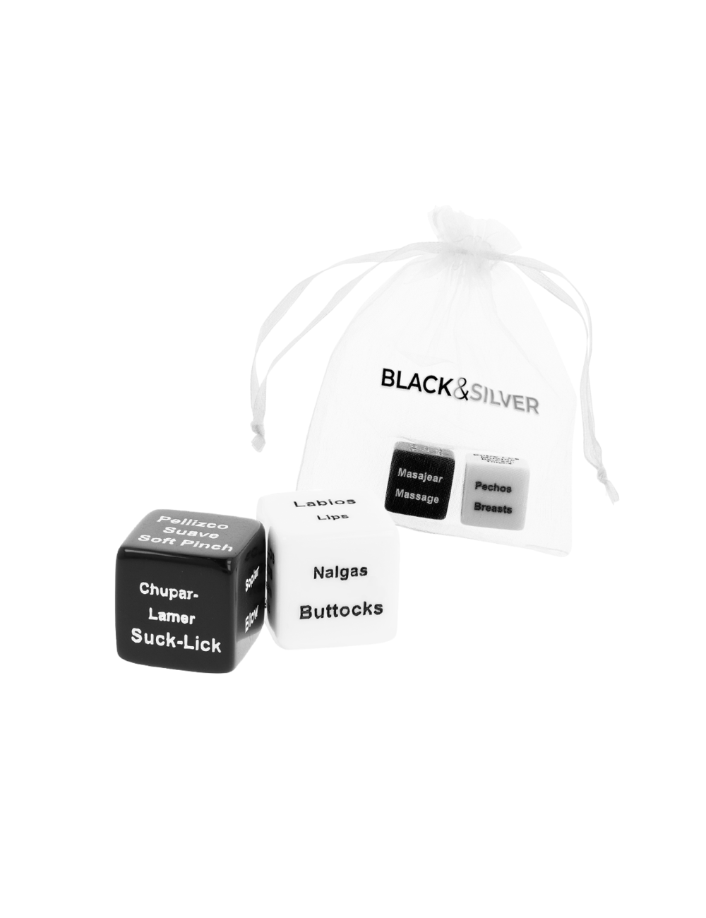 BLACK&SILVER - DADOS PARA PAREJAS ES/EN