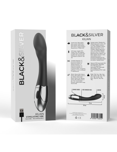 BLACK&SILVER - KILIAN VIBRADOR PUNTO G
