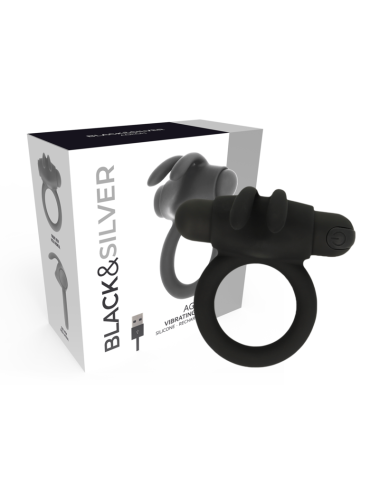 BLACK&SILVER - AGRON ANILLO 2.O