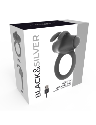 BLACK&SILVER - AGRON ANILLO 2.O