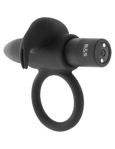 BLACK&SILVER - BURTON ANILLO 10 MODOS VIBRACIÓN NEGRO