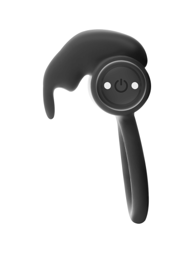 BLACK&SILVER - BURTON ANILLO 10 MODOS VIBRACIÓN NEGRO