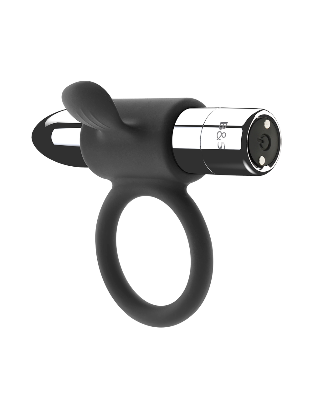 BLACK&SILVER - CAMERON ANILLO RECARGABLE SILVER