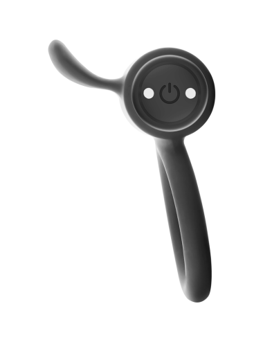 BLACK&SILVER - CAMERON ANILLO RECARGABLE NEGRO