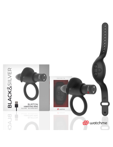 BLACK&SILVER - BURTON CONTROL REMOTO COCKRING WATCHME