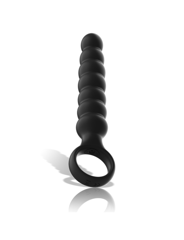 BLACK&SILVER - BOB POTENTE VIBRADOR DILATADOR ANAL SILICONA