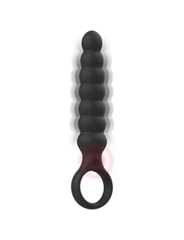 BLACK&SILVER - BOB POTENTE VIBRADOR DILATADOR ANAL SILICONA