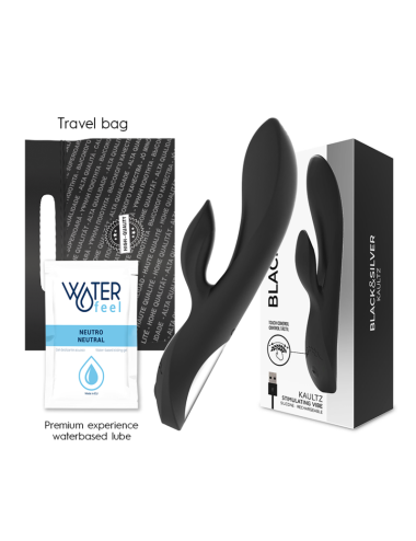 BLACK&SILVER - KAULTZ VIBRADOR CONTROL TOUCH