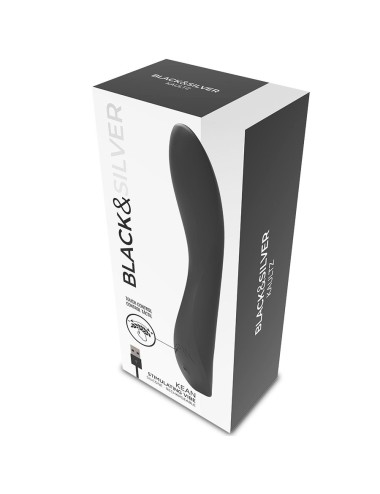 BLACK&SILVER - KEAN VIBRADOR TOUCH CONTROL