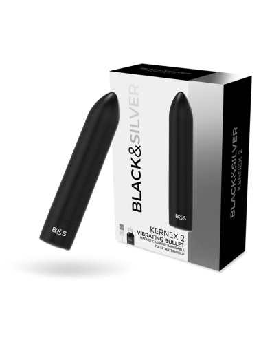 BLACK&SILVER - BALA MAGNETICA VIBRADORA KERNEX 2 NEGRO