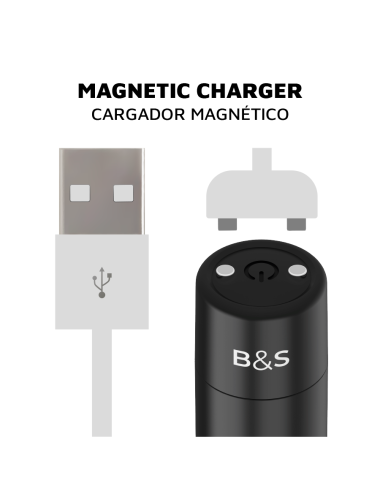 BLACK&SILVER - BALA MAGNETICA VIBRADORA KERNEX 2 NEGRO