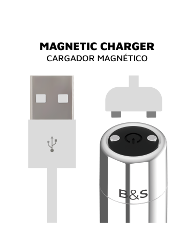 BLACK&SILVER - BALA MAGNETICA VIBRADORA KAILAN 2 SILVER