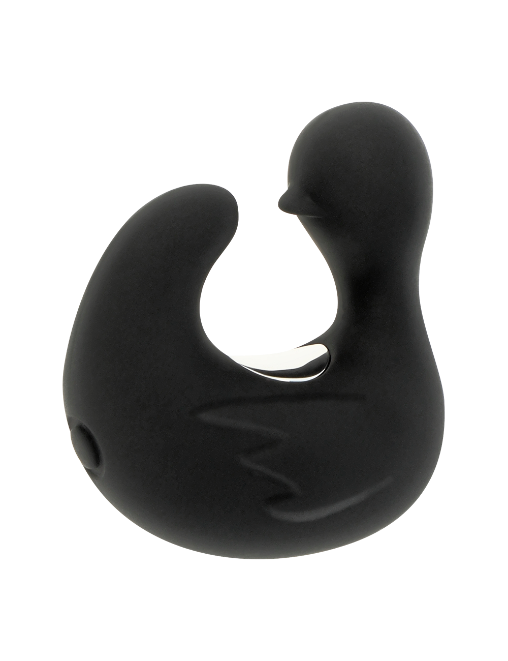 BLACK&SILVER - DEDAL PATO ESTIMULADOR DE SILICONA RECARGABLE DUCKYMANIA