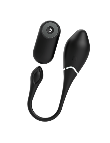 BLACK&SILVER - JENELL HUEVO VIBRADOR RECARGABLE