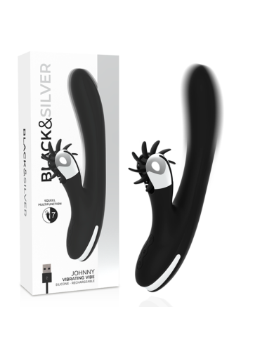 BLACK&SILVER - BUNNY JOHNNY VIBRATING VIBE