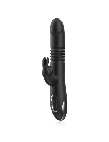 BLACK&SILVER - KENJI VIBRADOR RABBIT UP & DOWN COMPATIBLE CON WATCHME