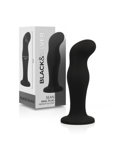 BLACK&SILVER - SEAN PLUG ANAL SILICONA PREMIUM NEGRO