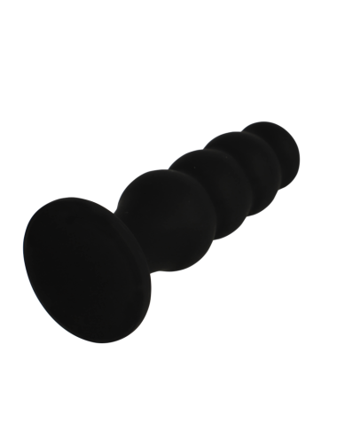 BLACK&SILVER - SCOTT PLUG ANAL SILICONA PREMIUM NEGRO