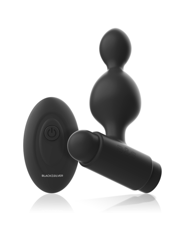 BLACK&SILVER - TUCKER PEQUEÑO PLUG ANAL SILICONA CONTROL REMOTO