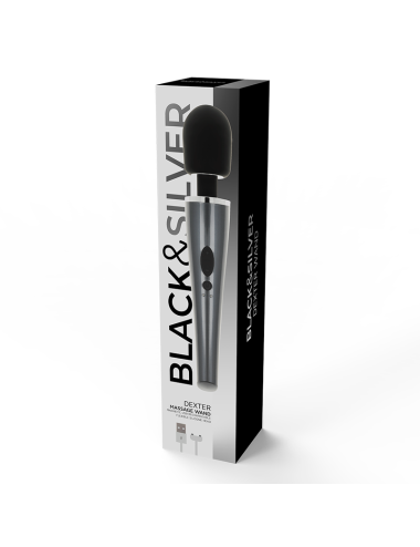 BLACK&SILVER - DEXTER MASSAGE WAND