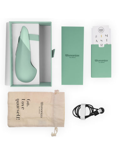 WOMANIZER - VIBE VIBRADOR LAY-ON SILENCIOSO VERDE CLARO