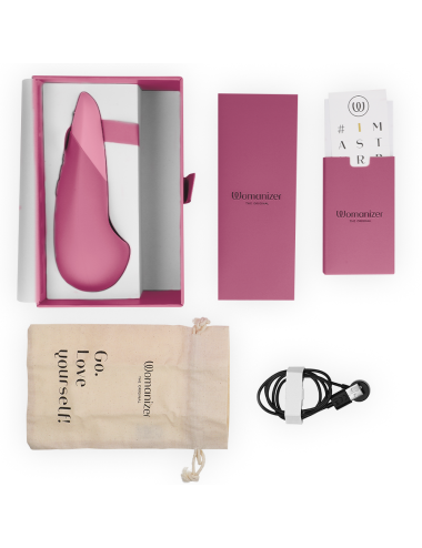 WOMANIZER - VIBE VIBRADOR LAY-ON SILENCIOSO ROSA OSCURO