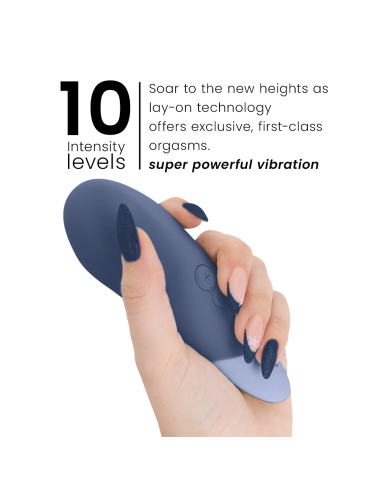 WOMANIZER - VIBE VIBRADOR LAY-ON SILENCIOSO AZUL OSCURO