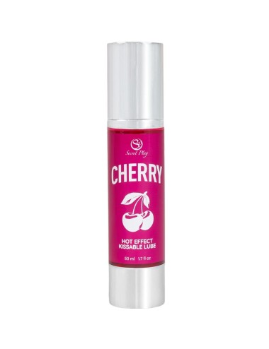 SECRETPLAY - LUBRICANTE EFECTO CALOR CEREZA 50 ML