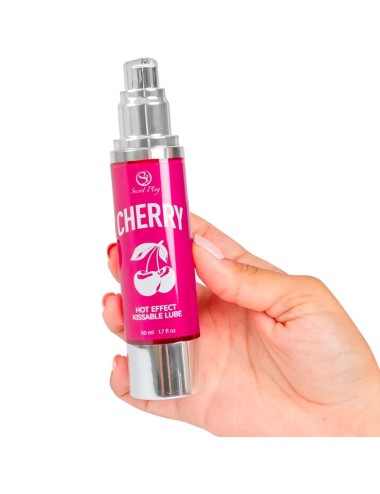 SECRETPLAY - LUBRICANTE EFECTO CALOR CEREZA 50 ML