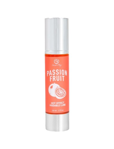 SECRETPLAY - LUBRICANTE EFECTO CALOR FRUTA DE LA PASIÓN 50 ML