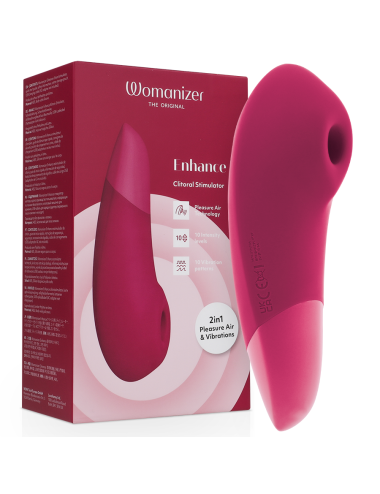 WOMANIZER - ENHANCE ESTIMULADOR DE CLITORÍS ROSA VIBRANTE