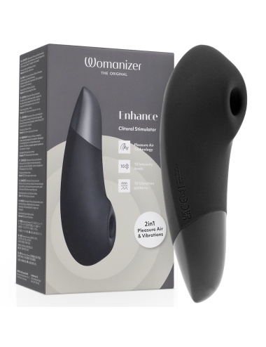 WOMANIZER - ENHANCE ESTIMULADOR DE CLITORÍS NEGRO