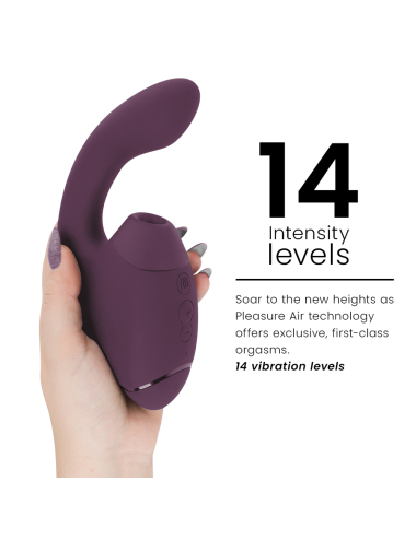WOMANIZER - DUO NEXT ESTIMULADOR VIBRADOR DUAL CLÍTORIS & PUNTO·G MORADO