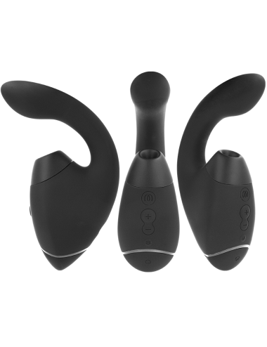 WOMANIZER - DUO NEXT ESTIMULADOR VIBRADOR DUAL CLÍTORIS & PUNTO·G NEGRO