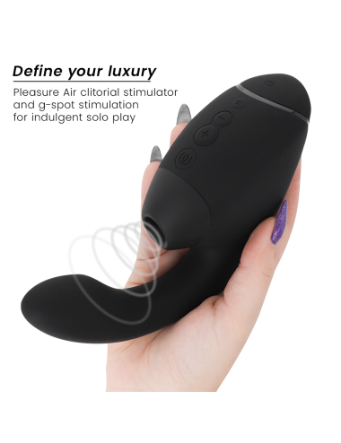 WOMANIZER - DUO NEXT ESTIMULADOR VIBRADOR DUAL CLÍTORIS & PUNTO·G NEGRO